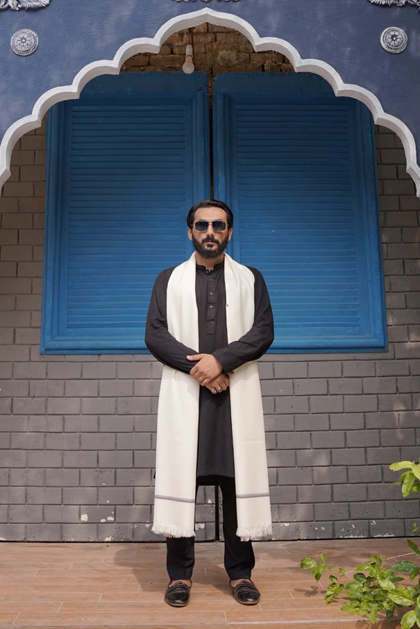 Light Weight & Fancy Wool Shawl