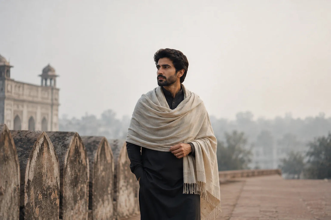 Angora Wool Shawl