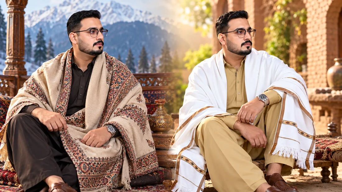 Kashmiri vs Jalalpuri Men Shawls 
