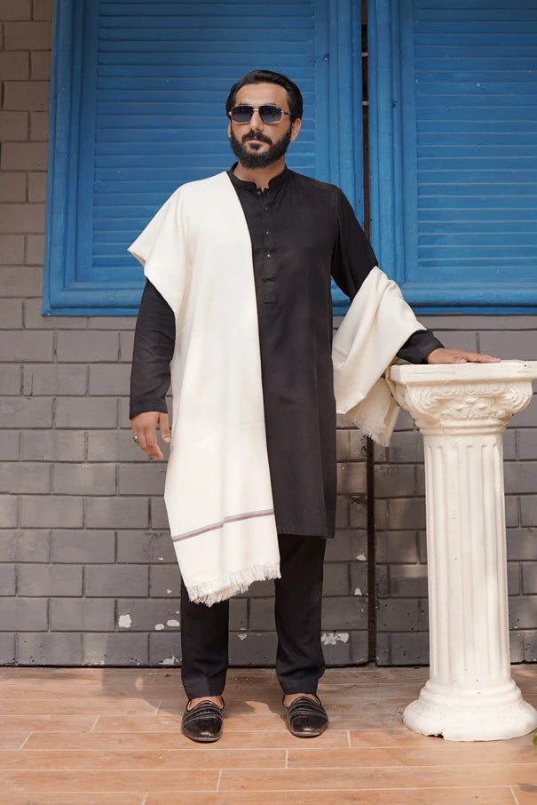 Light Weight & Fancy Wool Shawl