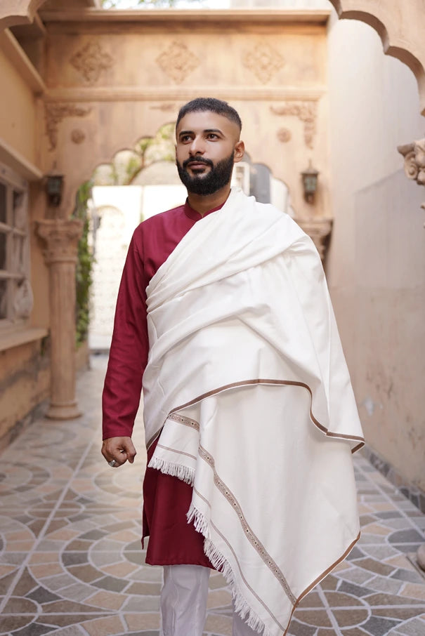 Kashmiri Serenity Polyester Shawl