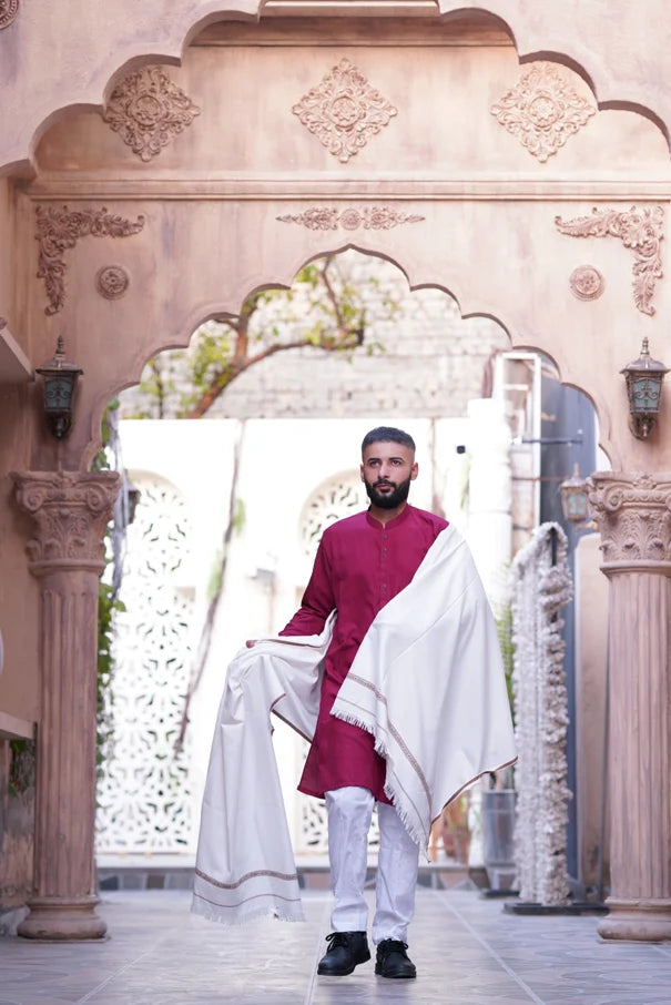 Kashmiri Serenity Polyester Shawl