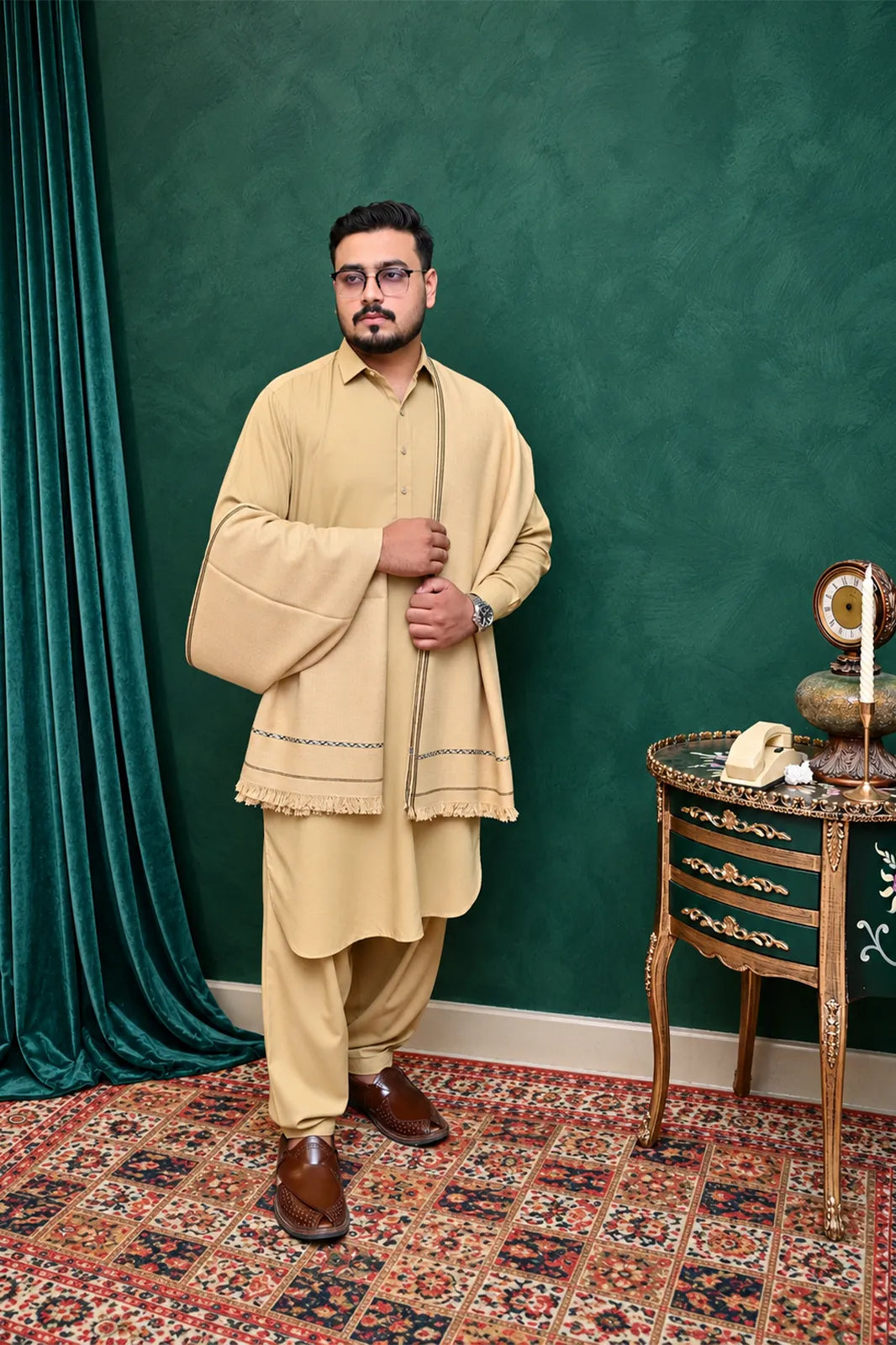 Jalalpuri Wool Shawl for Men in Pakistan