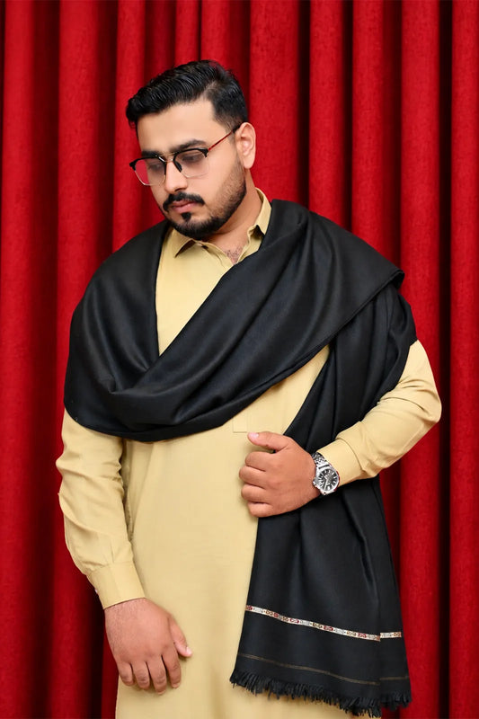 Light Weight Woolen Shawl for Men