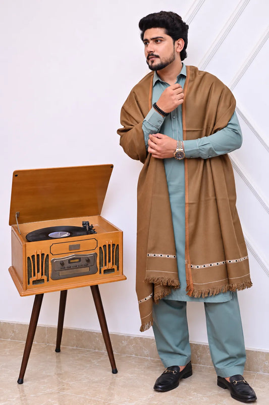 Polyester Men Shawl by Dressifie.com