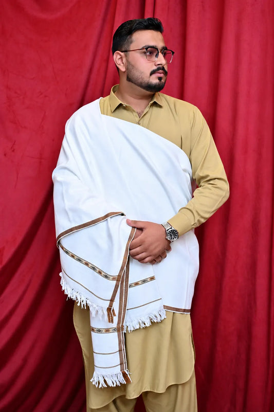 Men's Polyester Shawl by Dressifie